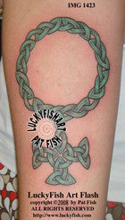Celtic Female Symbol Tattoo Design 1