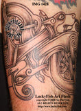 Canine Infinity Celtic Tattoo Design 3
