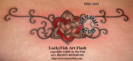 Wrought Iron Heart Celtic Tattoo Design 1