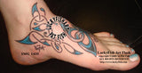 Butterfly Foot Celtic Tattoo Design 2