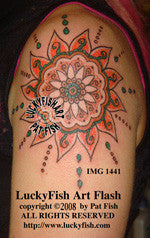 Henna Flower Tattoo Design 1