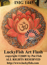 Serene Lotus Tattoo Design 1