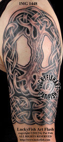 Tree of Life Sleeve Celtic Tattoo Design 1