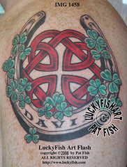 Lucky Father Celtic Tattoo Design