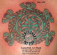 Scottish Father Celtic Tattoo Design 1