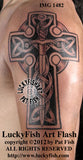 Claymore Cross Celtic Tattoo Design 1
