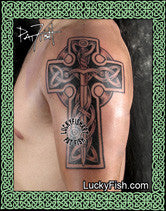Claymore Cross Celtic Tattoo Design 2