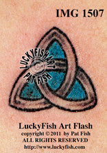 Tiny Triskle Celtic Tattoo Design 1