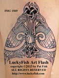 Hugin and Munin Celtic Viking Tattoo Design 1