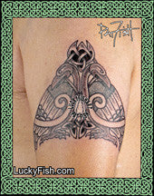 Hugin and Munin Celtic Viking Tattoo Design 2
