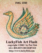 Swan King Tattoo Design 1