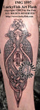 Crane Dagger Celtic Tattoo Design 1