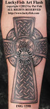 Journey Cross Celtic Tattoo Design 1