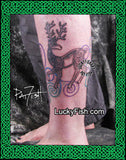 Celtic Stag Tattoo Design 2