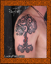 Magic Tree Tribal Tattoo Design 2