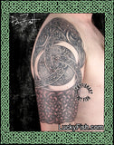 Half Sleeve Trinity Celtic Tattoo Design