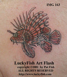 Lionfish Tattoo Design 2