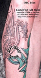 Dragon Flight Celtic Tattoo Design 1