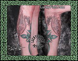 Dragon Flight Celtic Tattoo Design 3