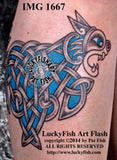 Celtic Lioness Tattoo Design 1