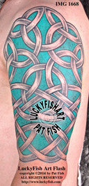 Valor Sleeve Celtic Tattoo Design 1