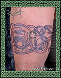 Viking Horse Band Tattoo Design 2
