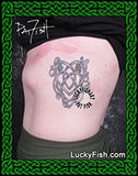 Growing Motherhood Heart Celtic Tattoo Design