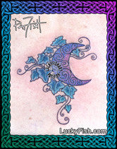 Ivy Moon Celtic Tattoo Design 2