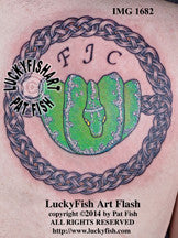 Celtic Python Tattoo Design 1