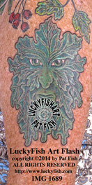 Woodwose Man Pagan Tattoo Design 1
