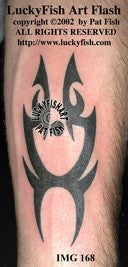 Spearpoint Tribal Tattoo Design 1