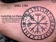 Vegvisir Icelandic Tattoo Design 1