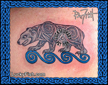 Celtic Pictish Bear Tattoo Design 2
