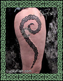 Celtic Question Tattoo Design 2