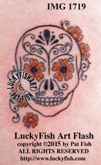 Sugar Skull Mexican Tattoo Design 1