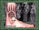 Celtic Bear Paw Mark Tattoo Design 2