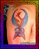 Memory Phoenix Celtic Tattoo Design 2