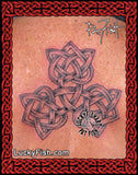 Love Triangle Celtic Tattoo Design 2
