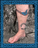 Artemis Butterfly Tattoo Design 3