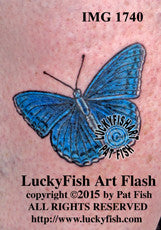 Artemis Butterfly Tattoo Design 1