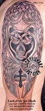 Warrior Bear Sleeve Celtic Tattoo Design 1