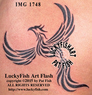 Phoenix Flame Tattoo Design 1
