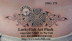 Four Hearts Celtic Tattoo Design 3