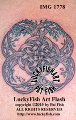 Traveler Tree Celtic Tattoo Design 1