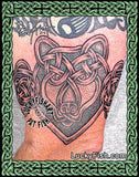 Celtic Indian Bear Totem Band Tattoo Design
