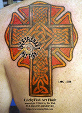 First Responder Celtic Cross Tattoo Design 1