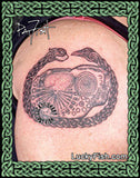 Knowth Kerbstone Torc Tattoo Design 2