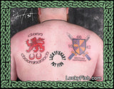 Heraldic Lion Clan Tattoo Design