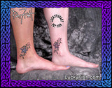 Starfish Girly Sea Star Seaweed Tattoo Design