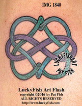 Infinite Hearts Celtic Love Tattoo Design